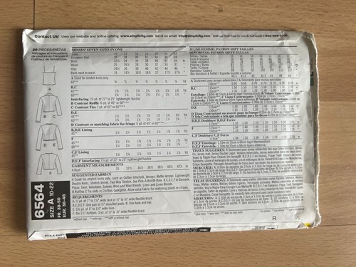 Simplicity Patterns ~ All Patterns are Size 10-22 * ~ * ~ * ~ * ~ * Listing 2322 - Picture 49 of 51