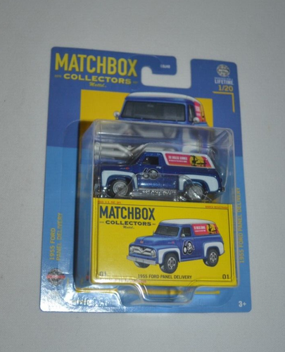 MATCHBOX 2024 MATCHBOX COLLECTORS 4/20 - 1955 FORD PANEL DELIVERY BLUE AND WHITE - Picture 1 of 4