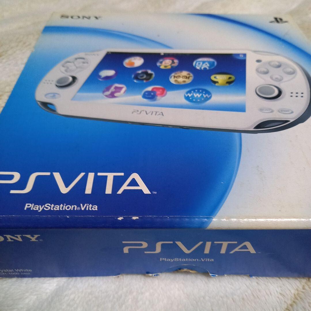 SONY - SONY PlayStationVITA 本体  PCH-1000 ZA02 SONY PlayStation PS Vita PCH-1000 ZA02 Crystal White Wi-Fi