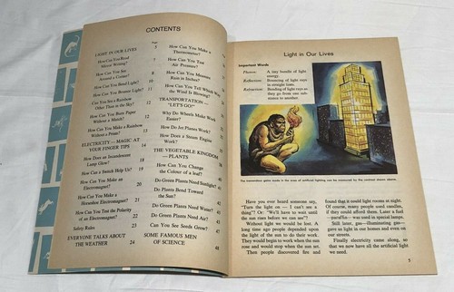 Vintage 1960 The How And Why Wonder Book Of Beginning Science Jerome J.Notkin SB - Picture 7 of 12