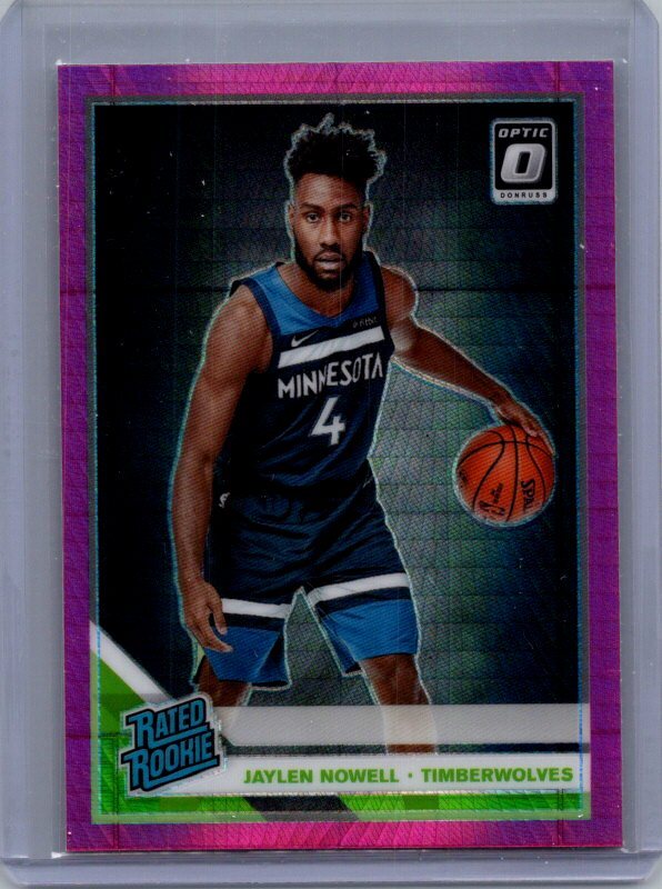 2019-20 Donruss Optic #155 Jaylen Nowell Hyper Pink