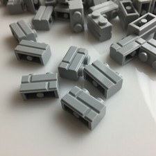 Lego Stone Rounded Palisade 1x2 NEW Grey 5 Piece 257