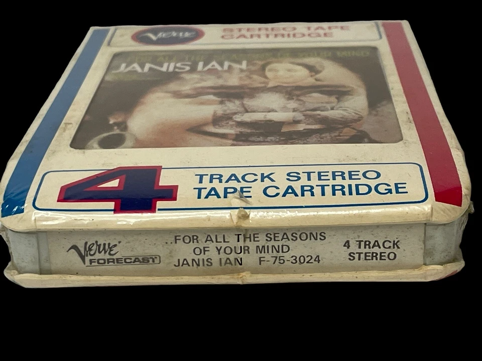 Janis Ian "For All The Seasons Of Your Mind" 4 Track Cartridge VERVE 75-3024 NOS - Image 2 of 4