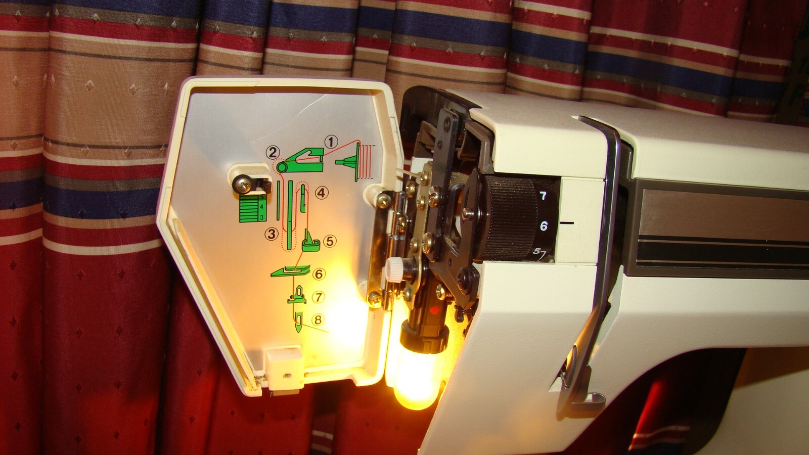 Janome New Home SW2018E Sewing Machine w/ Foot Pedal, Accessories