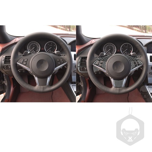 For BMW 650i 645Ci E63 E64 Carbon Fiber Full Interior Sticker Trim Set 34PCS - Picture 6 of 23