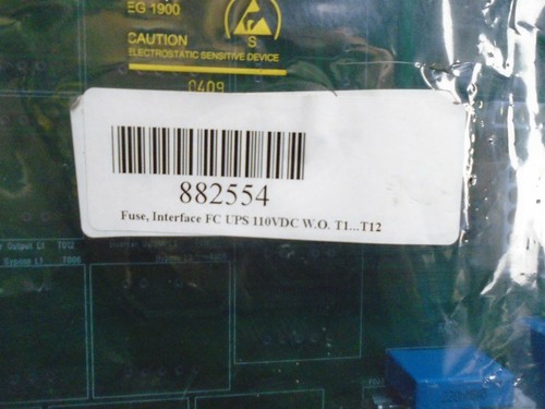 GUTOR - 0P2406 - INTERFACE FUSE FC UPS - 110VDC W.O. T1...T12 (FACTORY BAG) - Picture 3 of 7