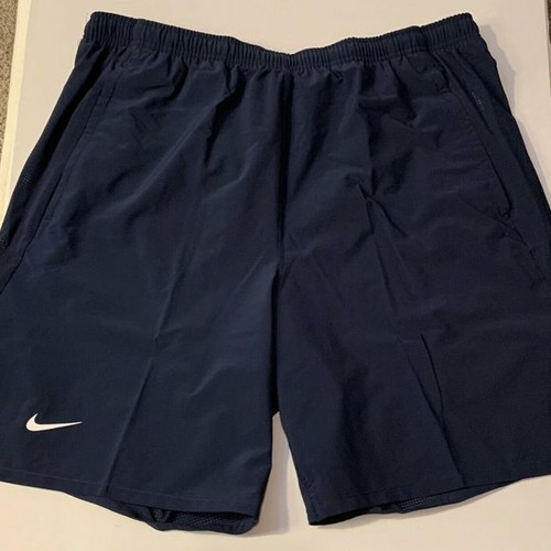 Nike Air Practice Flex Navy Blue Football Training Shorts Men's Size M NEW