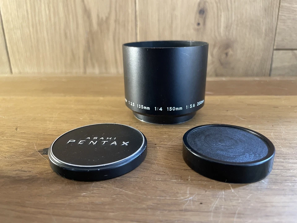 *Rare Preset Earliest Model : Mint w/ Hood* Pentax Tele Takumar 200mm F/5.6 Lens - Image 4 of 4