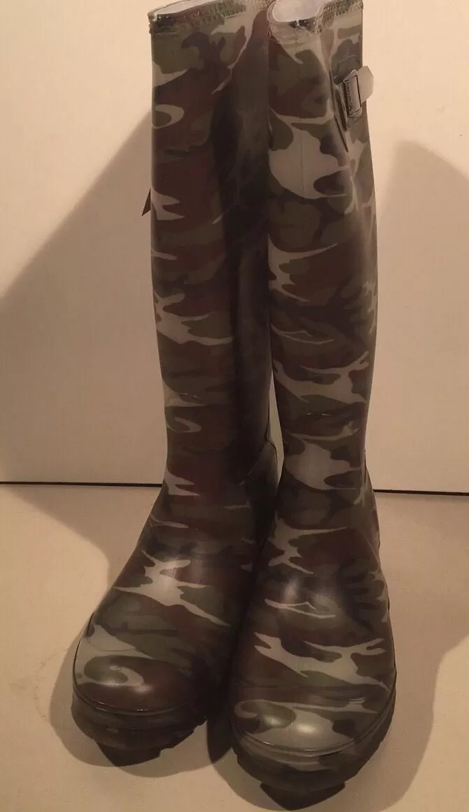 Kamik Women s Squad Rain Boot Camo eBay