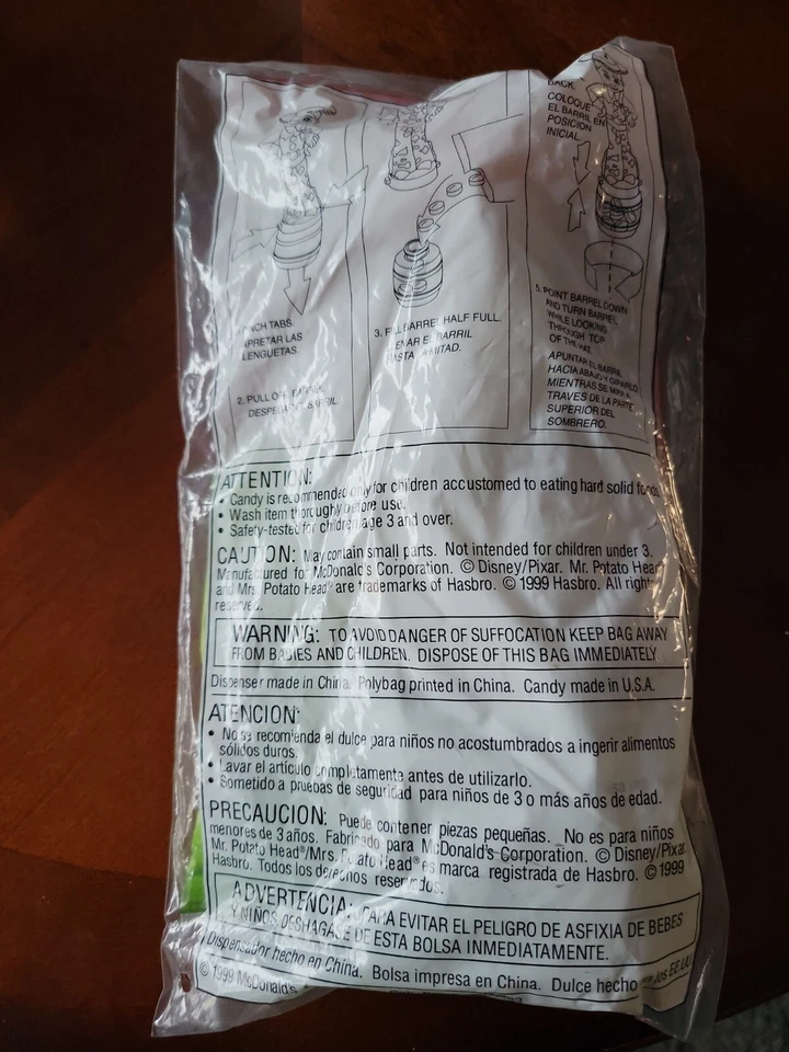 McDonald's 1999 Toy Story 2 Jessie Figura Dispensador de Caramelos NUEVO Foto 2 de 2