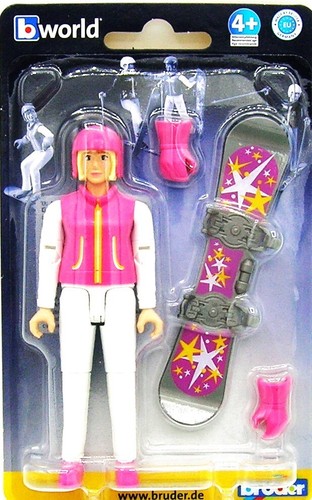 Bruder #60420 Snowboarder Woman with Accessories - New - 第 1/1 張圖片