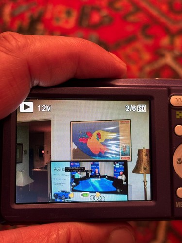 Sanyo-VPC-S1275-PURPLE-12 MP-Digital Camera-SD Card-User Guide-USB Wire-Mint-Box - Picture 6 of 14