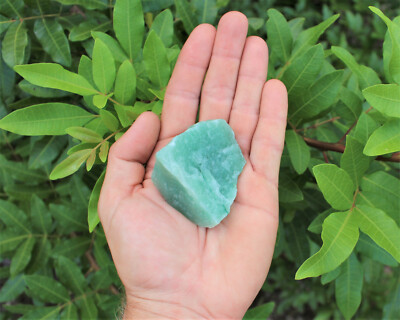 Green Aventurine Stones, LARGE Chunk, 2'' - 3'' ('A' Grade Natural Aventurine)