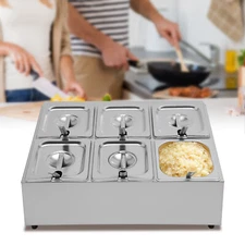 2-Row Stainless Steel Spice Rack Silver W/ Pans & Lids & Spoons