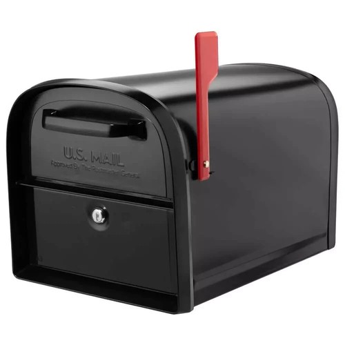NEW! Oasis 360 Black, Large, Steel, Locking Parcel Mailbox With 2-Access Doors - Picture 8 of 13