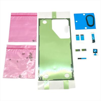 Original Samsung Galaxy S22 Ultra SM-S908B Rework Akkudeckel Klebestreifen Set