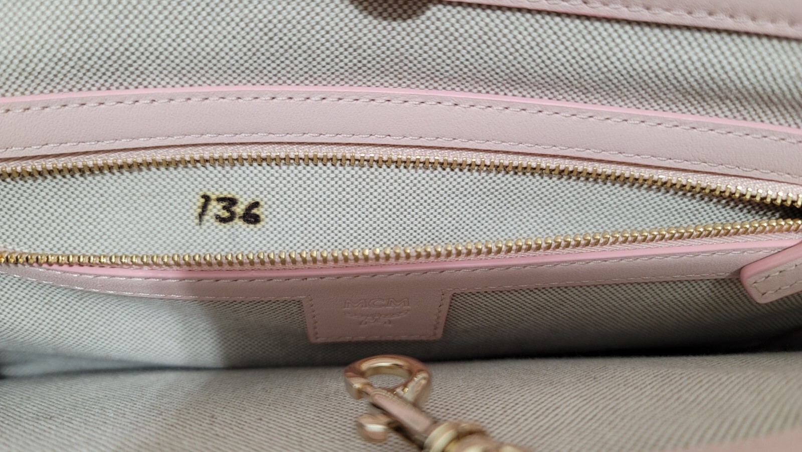 MCM Women's Medium Delmy Shopper Tote Bag in Pink eBay