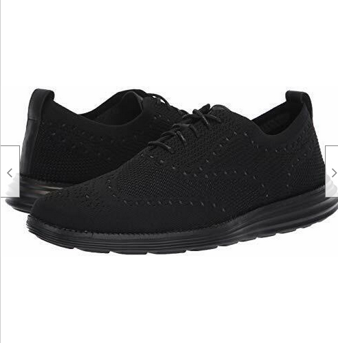 Grand Knit Wing TIP II Sneaker, Black 
