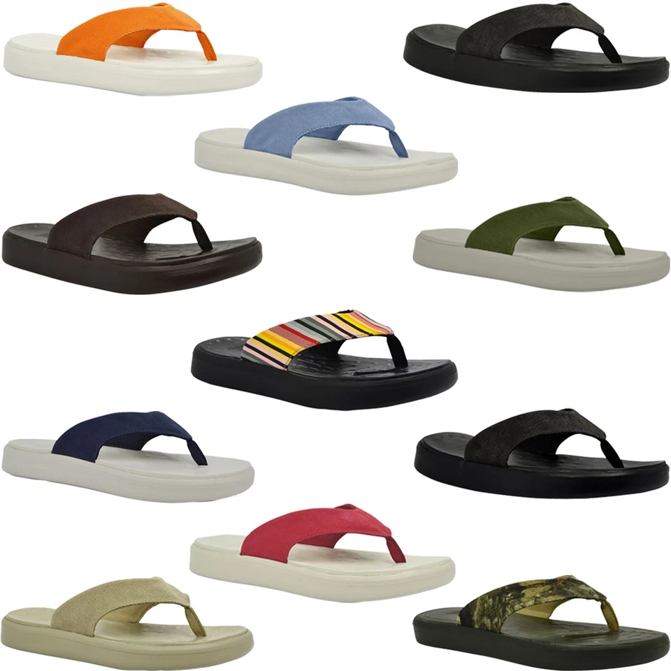 Soft Science Comfort Footwear~Skiff Canvas Flip Flop~11 Colours~Unisex~RRP£40 - Image 1 of 1