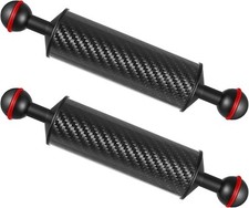 8" 2PCS Carbon Fiber Underwater Float Floating Arm for Diving Photography System
