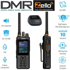 Inrico IRC380 4G LTE Android DMR UHF VHF Tier Ⅱ Radio Rugged Phone Walkie Talkie