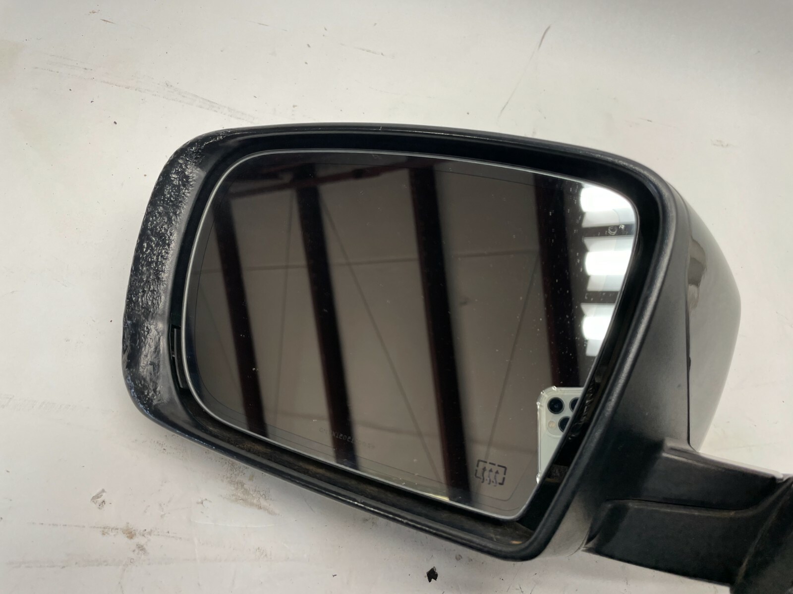 2014-2016 MASERATI GHIBLI LEFT LH DOOR MIRROR GRAY PAINT SOME DAMAGE