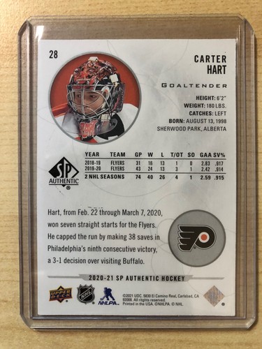 2020-21 SP Authentic Hockey Base Auswahl U Pick 1 - 100 - Bild 80 von 222