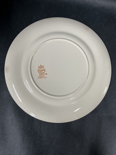 Vtg Imperial By Salem China Service Plate 10.5” 23K Gold Victorian Ladies USA - Picture 5 of 10