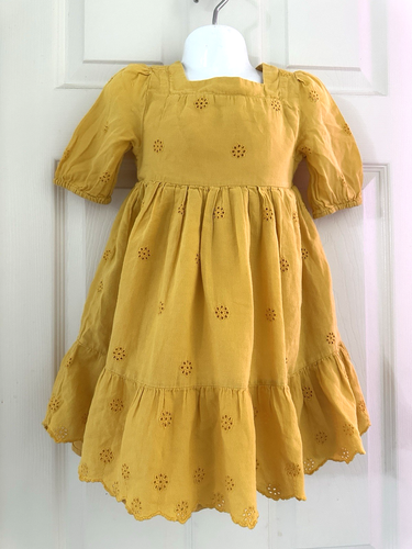 Lot 7 little Girls Summer Dress Size 4-6 Cat & Jack, H&M,Old Navy,Peek - Picture 11 of 24