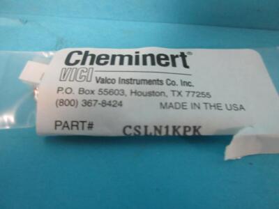 PACK OF 3 NEW VICI VALCO CHEMINERT CSLN1KPK SAMPLE LOOPS 1UL PEEK NANOVOLUME