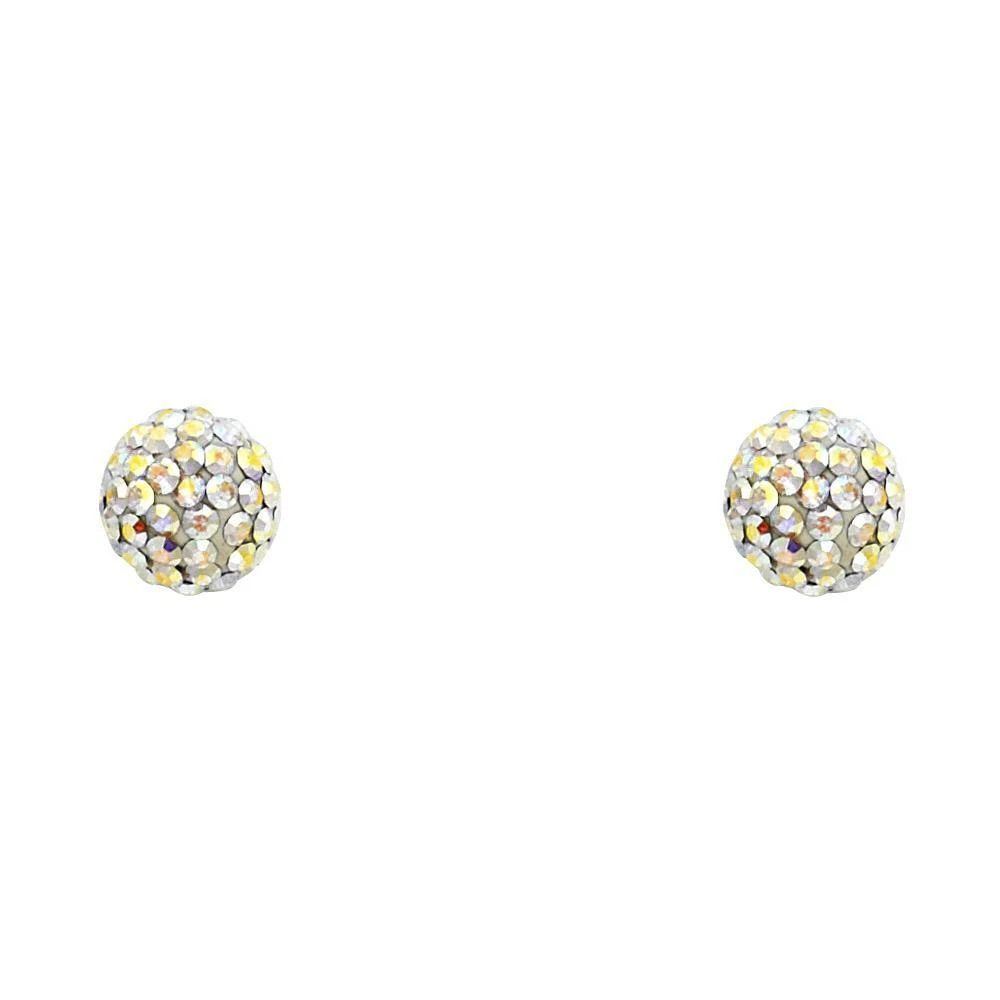 Big ball deals back earrings