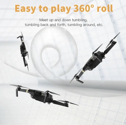 E58 FPV Wifi RC Drone With HD Camera Wide Angel Foldable Quadcopter Selfie Toys - Picture 4 of 12