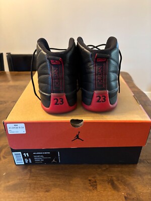 Size 11 - Jordan 12 Black/Varsity Red 2016- Used with Box | eBay