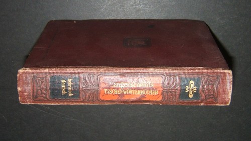 1905 LANGENSCHEIDT TASCHENWORTERBUCH HEBRAISCHEN UND DEUTSCHEN SPRACHE - Picture 2 of 6