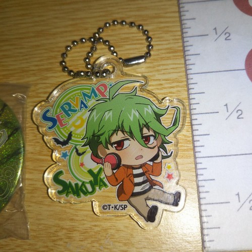 A63714 SERVAMP / Strike Tanaka / Llavero de acrílico + Insignia de lata / Sakuya Watanuki - Imagen 2 de 4