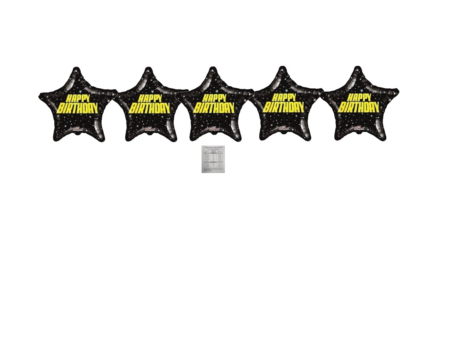 Space Black Party Balloons