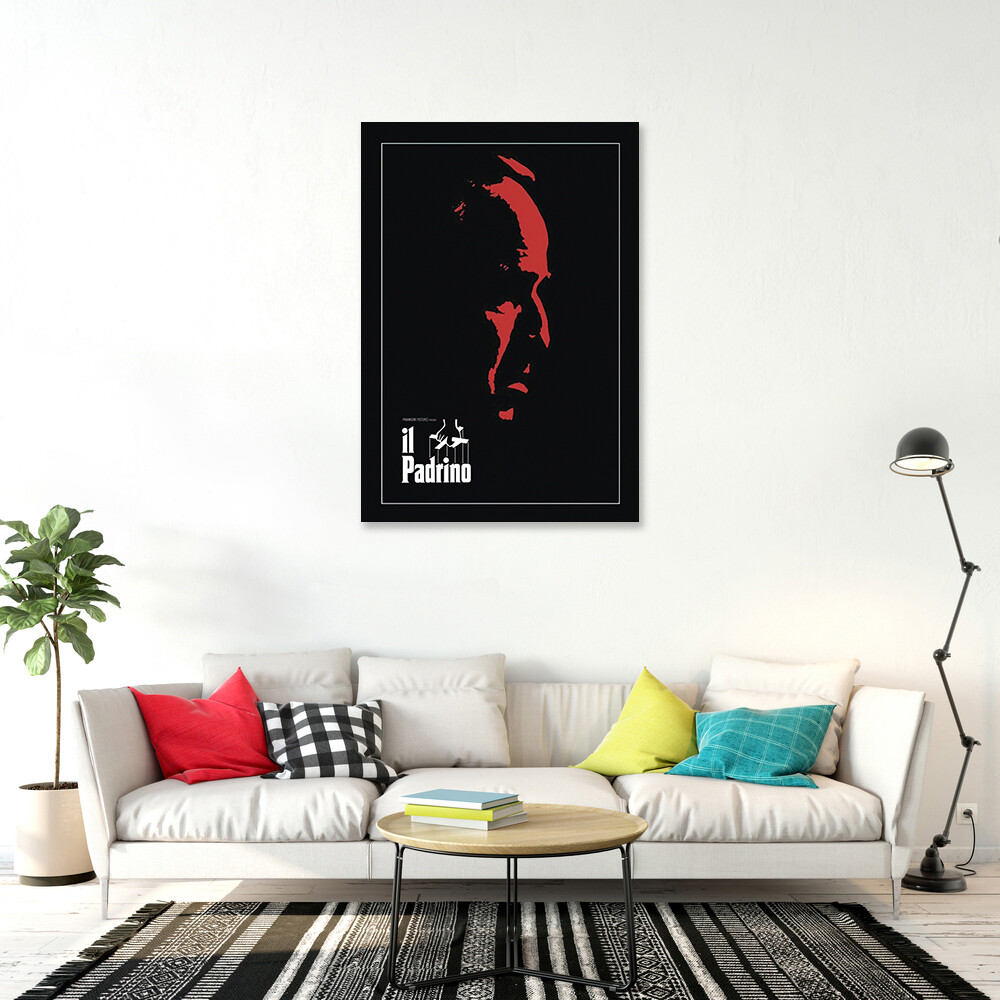 Poster Fatto A Mano Il Padrino - Graffiti Artistico Su Carta Acquerello 23x32,5 Cm - Foto 3