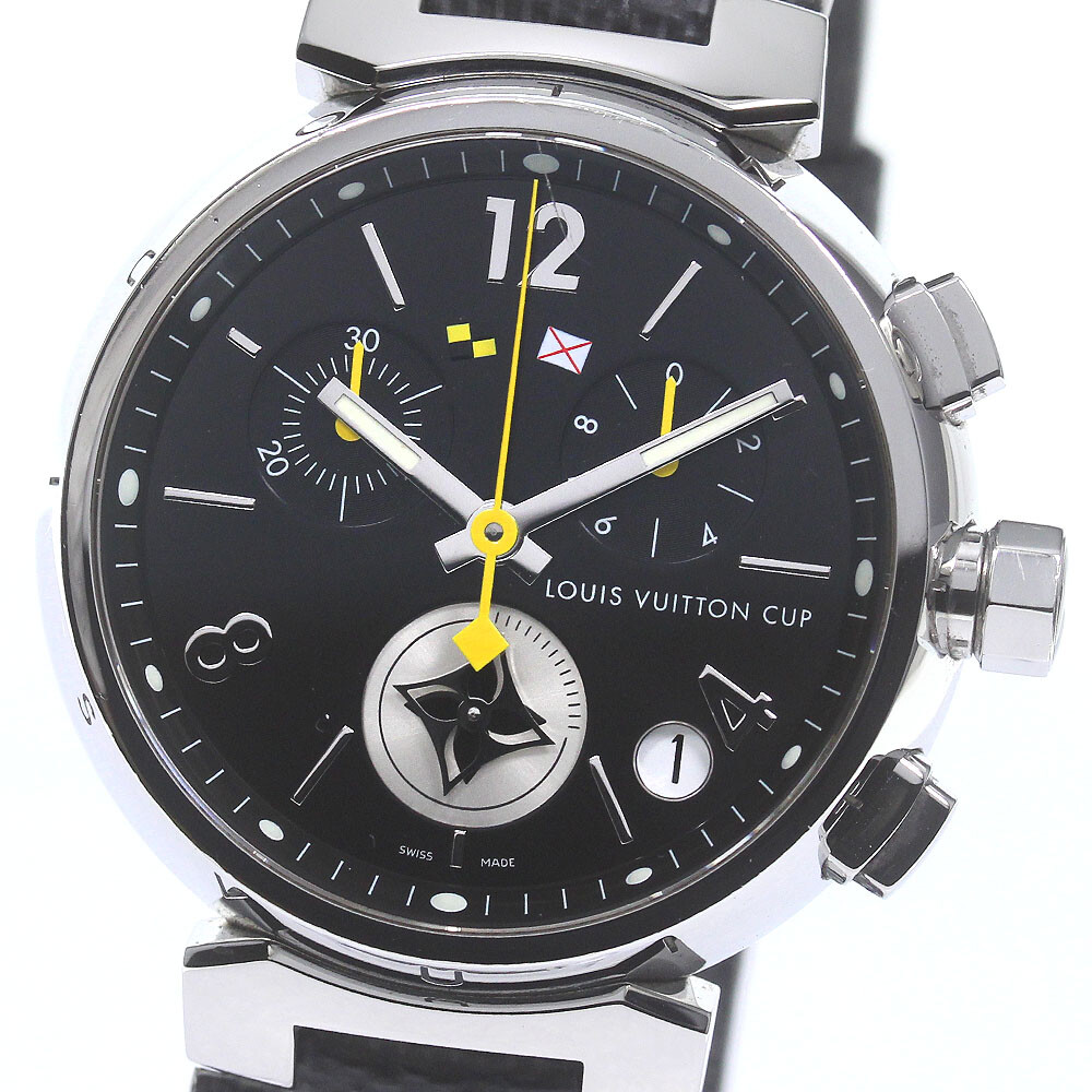 Louis Vuitton Quartz Tambour Lovely Cup Chronograph Q11BG