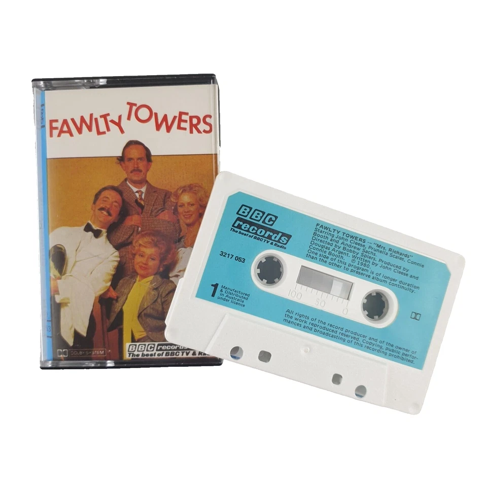 Fawlty Towers Cassette Tape, Rare, BBC, 1970's, British Comedy, Spoken Word, VGC - Image 4 of 4