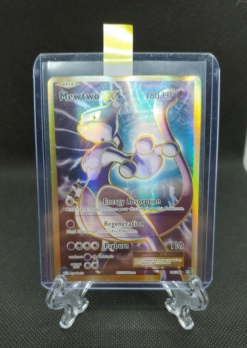 ミュウツー Mewtwo EX 103/108 180HP ポケモンカード Mewtwo EX (Full Art) 103/108 Evolutions Holo for sale online