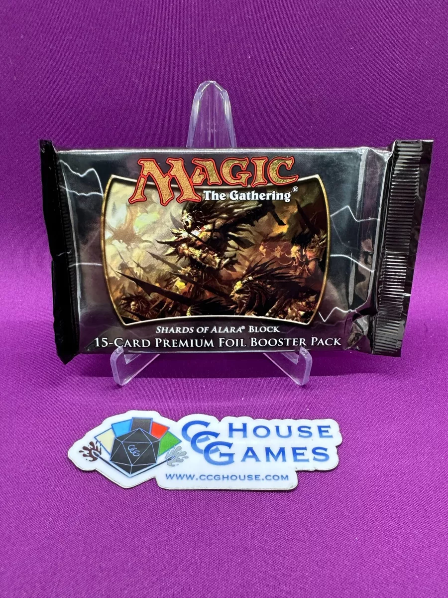 MTG Magic - Shards of Alara Block 15 Card Premium Foil Booster Pack  *CCGHouse*