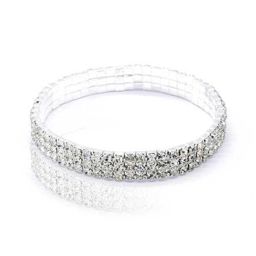 Silver Knöchel_Bracelet Clearates Simuliert Diamant 1 2 3 4 5 Frauengeschenk % - Picture 15 of 17