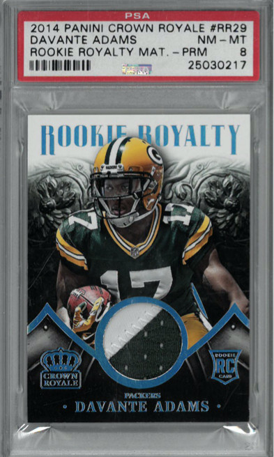 Davante Adams Panini Crown Royale Rookie Royalty Materials #RR29 Prime