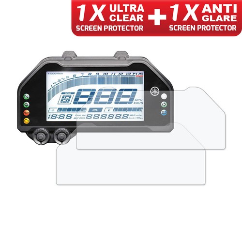 YAMAHA R3 / R25 (2019+) Screen Protector 1 x Ultra Clear & 1 x Anti ...