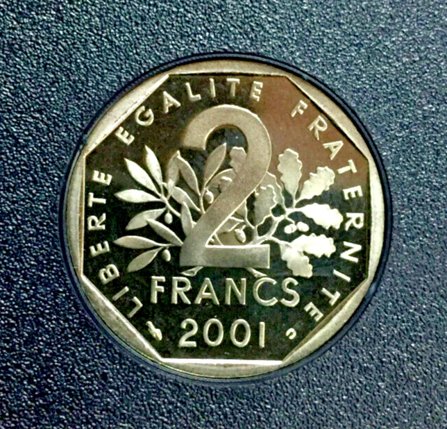 2 FRANCS 2001 SEMEUSE FDC SORTIE DU COFFRET BE - Photo 1/1