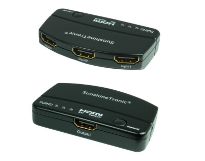 SunshineTronic 3x1 High Speed Automatic/Manual Switcher  FullHD 3D 1080P