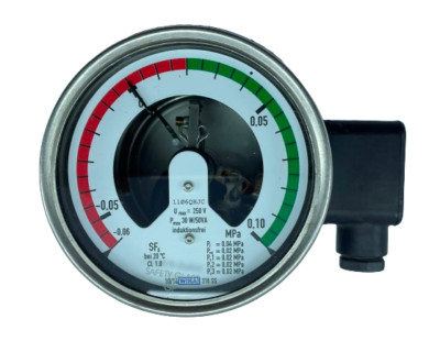 WIKA 233.52.100 821.2.2.2 Gas Pressure Temperature Density Monitor Alarm Cont  
