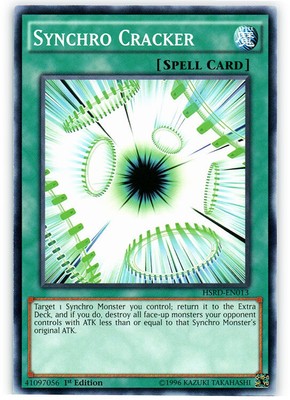Synchro Cracker - HSRD-EN013 - Common - 1st Edition x3 - Near Mint