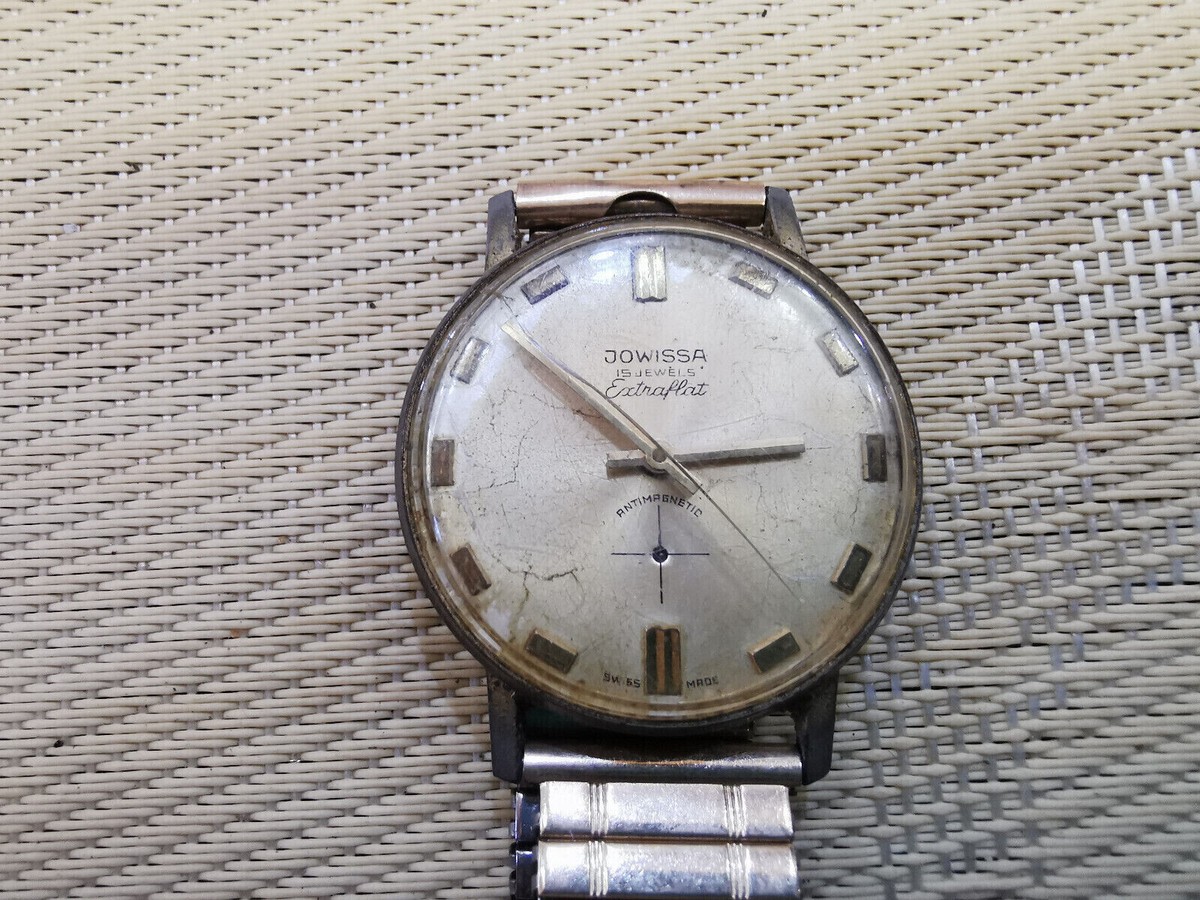 Vintage SWISS MEN WATCH JOWISSA EXTRAFLAT 15 JEVELS | eBay