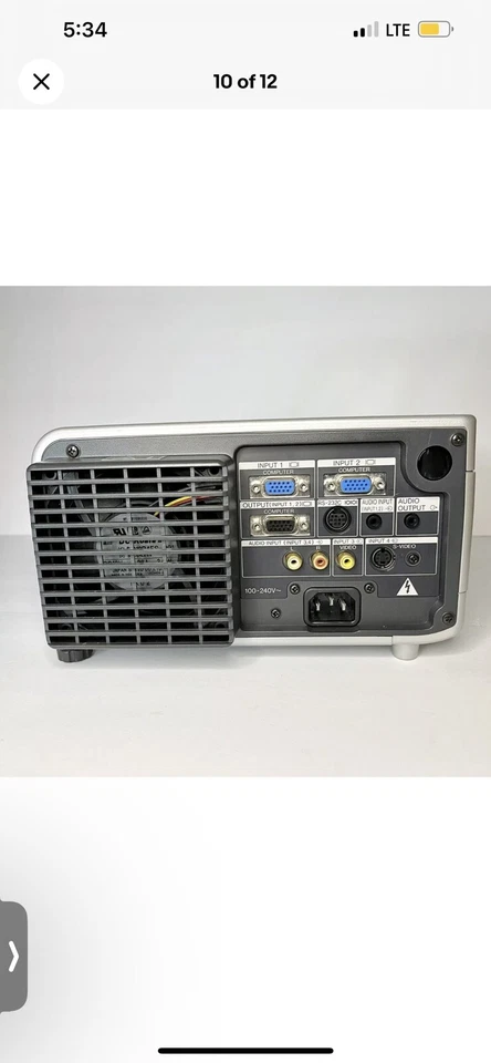 Sharp Notevision XG-C40XU LCD Projector Tested / Works Great - Image 3 of 4